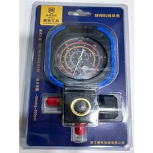 Ayscore Gaz Manifold Tekli R134/R404/R410/R32 Küresel Vanalı