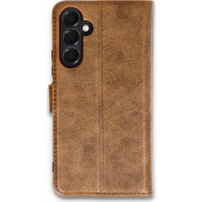 Beei Galaxy A05S Kılıf Trend S Plus Kapaklı Kılıf - Taba