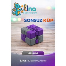 Lina Sonsuz Küp - Stres Azaltıcı Viral Oyuncak - Çoklu Renk