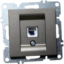 Ormey Tekli Nümeris Telefon Prizi Antrasit