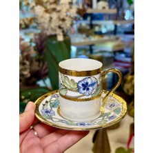 Acar Portıa Mavi Tek Kişilik Türk Kahvesi Fincanı