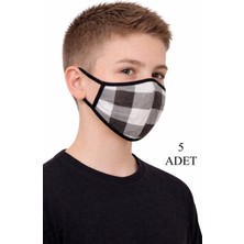 ByDon Çocuk Penye Maske 5'li Avantaj Paket Pamuk