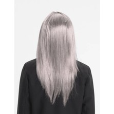 Ttt Platin Gri Gümüş Uzun Parti Peruğu