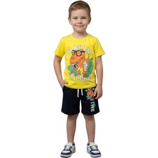 Crassi Erkek Çocuk Şortlu Takım Baskılı