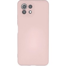 Beei Mi 11 Lite Kılıf Nano Içi Kadife - Pudra