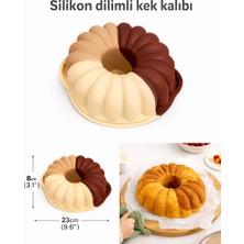 Evolis Kitchen Silikon Dilimli Kek Kalıbı