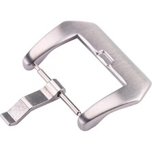 Tabaş 22-24-26 mm Paslanmaz Çelik Saat Kemer Tokası/pin Gümüş Katı Metal 22-24-26 mm  1 Adet