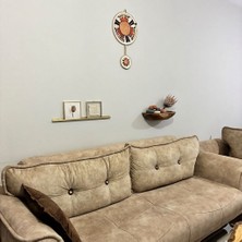 Masalımsı İlmekler Dtf Baskılı Dekoratif Duvar Tabağı