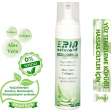 Erin Natural Nemlendirici Besleyici Yüz Temizleme Köpüğü Hassas Cilt İçin - Sülfatsız 200 ml