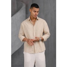 Çizgili Oversıze Gömlek