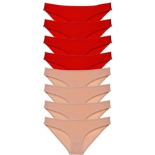 Royaleks 8 Adet Süper Eko Set Likralı Kadın Slip Külot