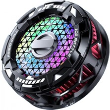Pileli Store Pilelistore   FS02 15W Rgb Radyatör Telefon Soğutucu Fan - Siyah