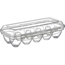 Eco Lounge 10 Bölmeli Kilitli Kapaklı Yumurtalık Saklama Kutusu YU110