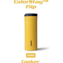 Cooker Colorstay Flip 400 ml Paslanmaz Çelik Bardak Termos CKR2041