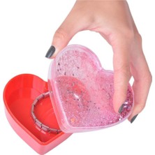 PremiumPort Kırmızı Kalpli Kar Küresi Hediye Kutusu, Sevgi Dolu Sürpriz Alternatif