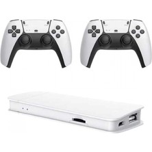 Pileli Store Pilelistore  2.4 Ghz Oyun Konsolu Çift Konsol 4K Ultra Hd Game Stick