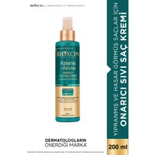 Bioxcin Keratin & Argan Onarıcı Sıvı Saç Bakım Kremi 200 ml - Yıpranmış ve Hassas Saçlar