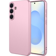 Case World Samsung Galaxy S26 Plus ile Uyumlu Kapak Kamera Korumalı Içi Kadife Lansman Silikon Kılıf - Pembe