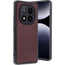 Beei   Note 14 Pro 5g Kılıf Aras Deri Kapak - Bordo