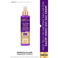 Bioxcin Collagen & Biotin Ekstra Hacim Sıvı Saç Kremi 200 ml - Ince ve Seyrek Saçlar