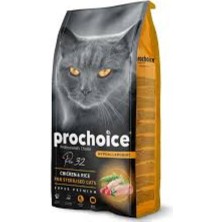 Prochoice Pro 32 Tavuklu & Pirinçli Kısırlaştırılmış Yetişkin Kedi Maması 2 kg