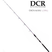 Dcr Piri Reis Jıg ve Canlı Yem Kamışı 185 cm 150-350 Mor