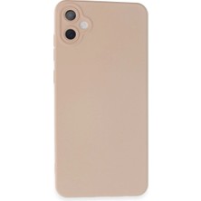 Beei  Galaxy A05 Kılıf Nano Içi Kadife  - Pudra