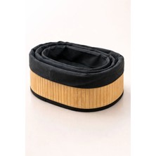 Yzhome 3 Lü Oval Bambu Organizer Düzenleyici Saklama Kutusu Sepet