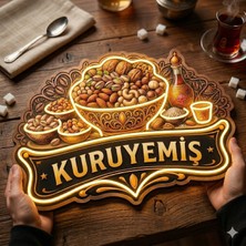 Neonled Kuruyemiş Baskılı Neon LED Dekoratif Aydınlatma