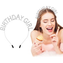 Ttt Kristal Taşlı Gümüş Birthday Girl Parti Tacı