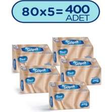 Selpak El Yüz Havlusu Kaşmir 80 Yaprak-5li