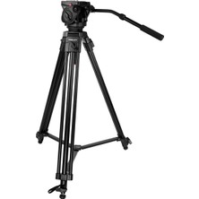 Kingjoy VT-2100L Video Tripod + VT-3520 Video Başlığı - Çantalı Kit