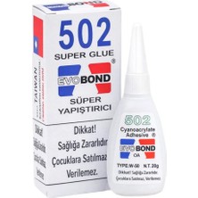 Japon Yapıstırıcı Evobond 502 Yapıştırıcı 20 G - 2 Adet