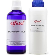 Alfasol Saf Anason Yağı 100 gr + Bitkisel Gliserin 250 gr