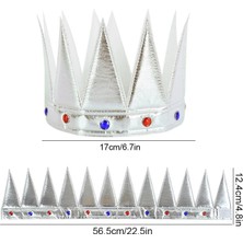 Ttt Yumuşak Gümüş Kral Tacı 55 cm