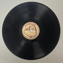 Gramofon Üstad Münir Nurettin Bir Tatlı Huzur Almaya Kalamış (Gazelli) - Esiri Zülfünün Taş Plak (Orjinal Dönem Baskı)