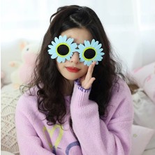 Ttt Mavi Renk Papatya Şekilli Parti Gözlüğü