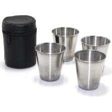 PremiumPort Şık 4’lü Metal Shot Bardak Seti, Tasarım ve Kullanım Kolaylığıyla Tercih Edilir