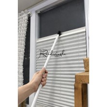 Rendecioğlu Tekstil Plise Perde Çekme Çubuğu 75 cm Alüminyum Profil
