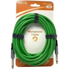 ALPA 6.3 6.3 Yeşil 5mt Mikrofon Kablosu