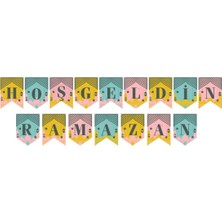 Ttt Ramazan Renkli Banner Süs - Hoşgeldin Ramazan