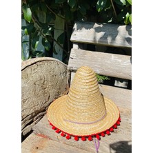 Aktez-El Çocuk Meksika Hasır Şapka