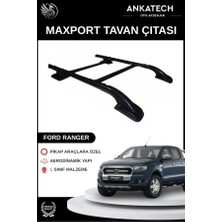 Ankatech Ford Ranger Siyah Ara Atkılı Maxport Tavan Çıtası Tüm Modeller