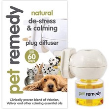 Pet Remedy Doğal Sakinleştirici Priz Difüzörü ve 40ML Şişe (Kedi, Köpek, Kuş Anksiyete Giderici)