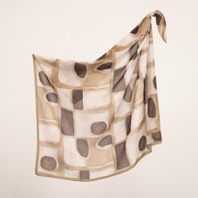 Piramit Naturel Eşarp | Blok