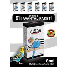 Bird Food Energy Goal Muhabbet Kuşu Yemi/bjk 250 G - 6 Adet