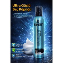 MiraLive Ultra Güçlü Saç Köpüğü 300 ml Volüm Artırıcı Uzun Süre Kalıcı Hair Mousse