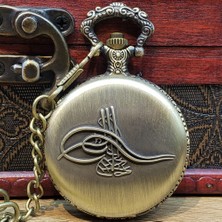 Pileli Store Osmanlı Tuğralı Köstekli Saat