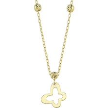 Hakan Mücevherat Dorikalı Kelebek 14 Ayar Altın Kolye