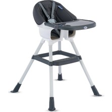 Kraft Tapas Mama Sandalyesi Koyu Gri (Vegan Deri)